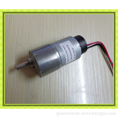 low noise battery operated 6mm shaft high torque 12v dc motor 600rpm encoder